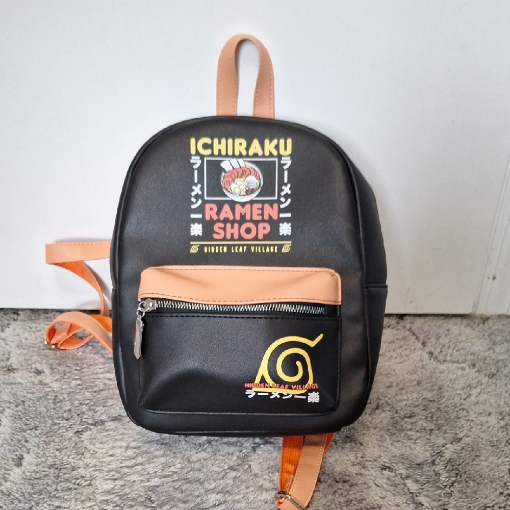 Naruto Ramen Shop Small Backpack by Bioworld EUC